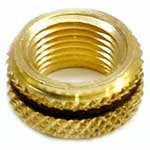 Dimond Knurling Brass Ins